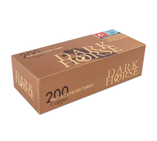 Сигаретні гільзи Dark Horse Copper King Size 200 шт